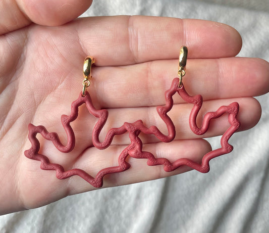 Leaf Outline Dangles