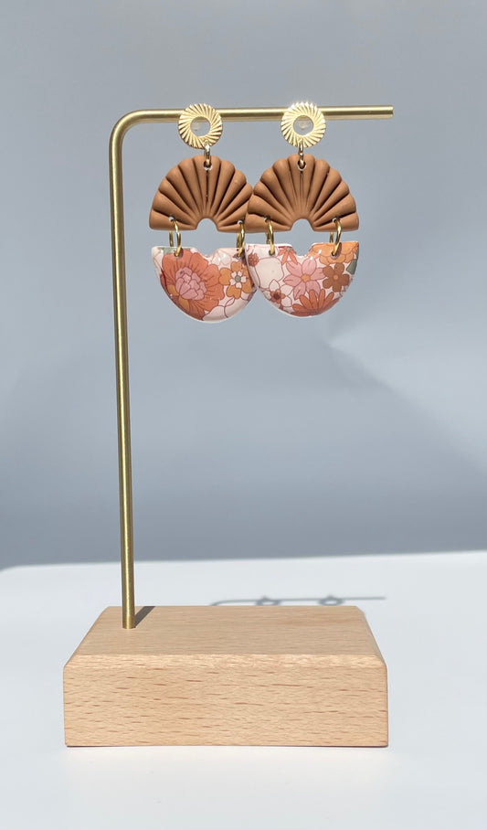 Floral Sunburst Dangles