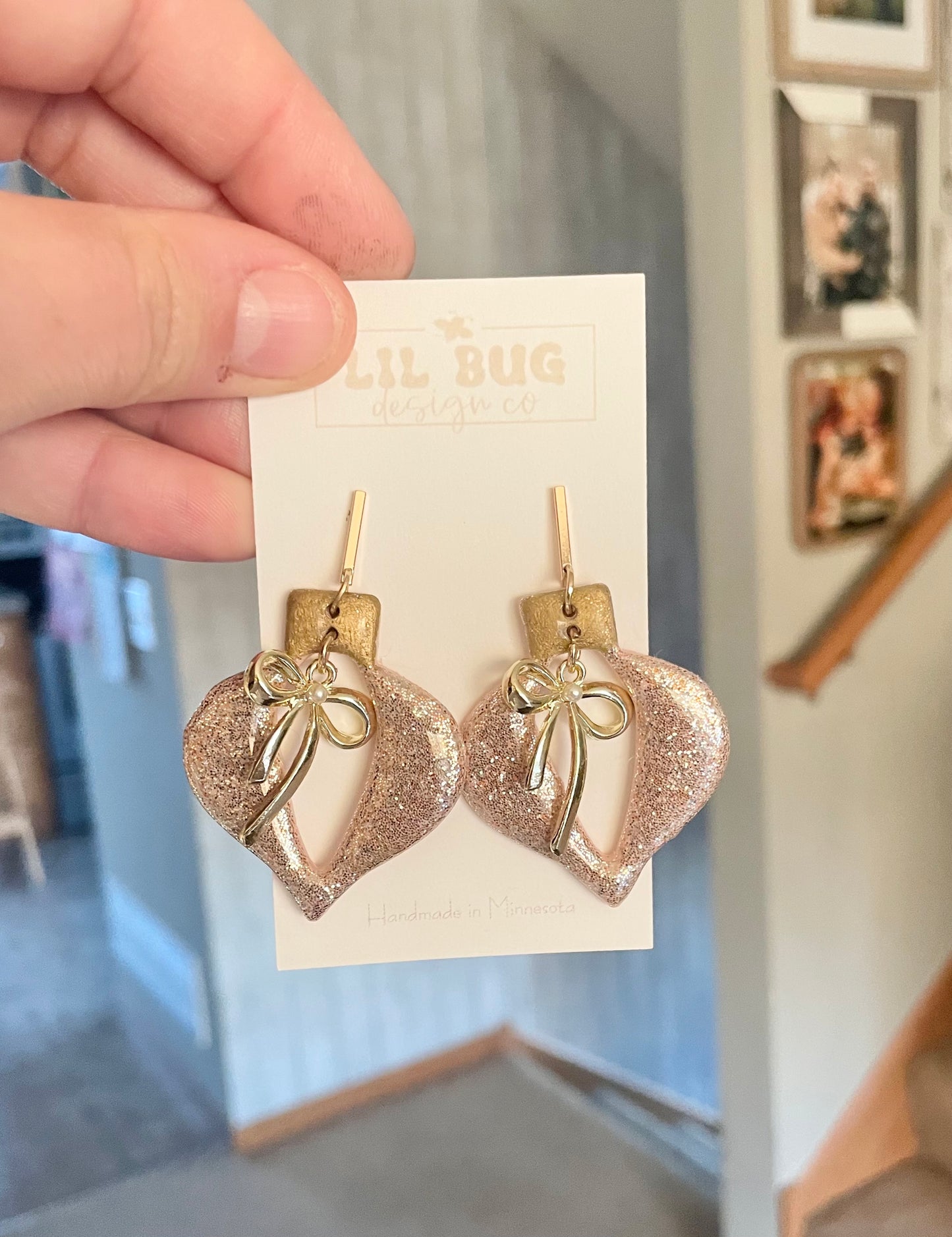 Shimmer Gold Ornaments