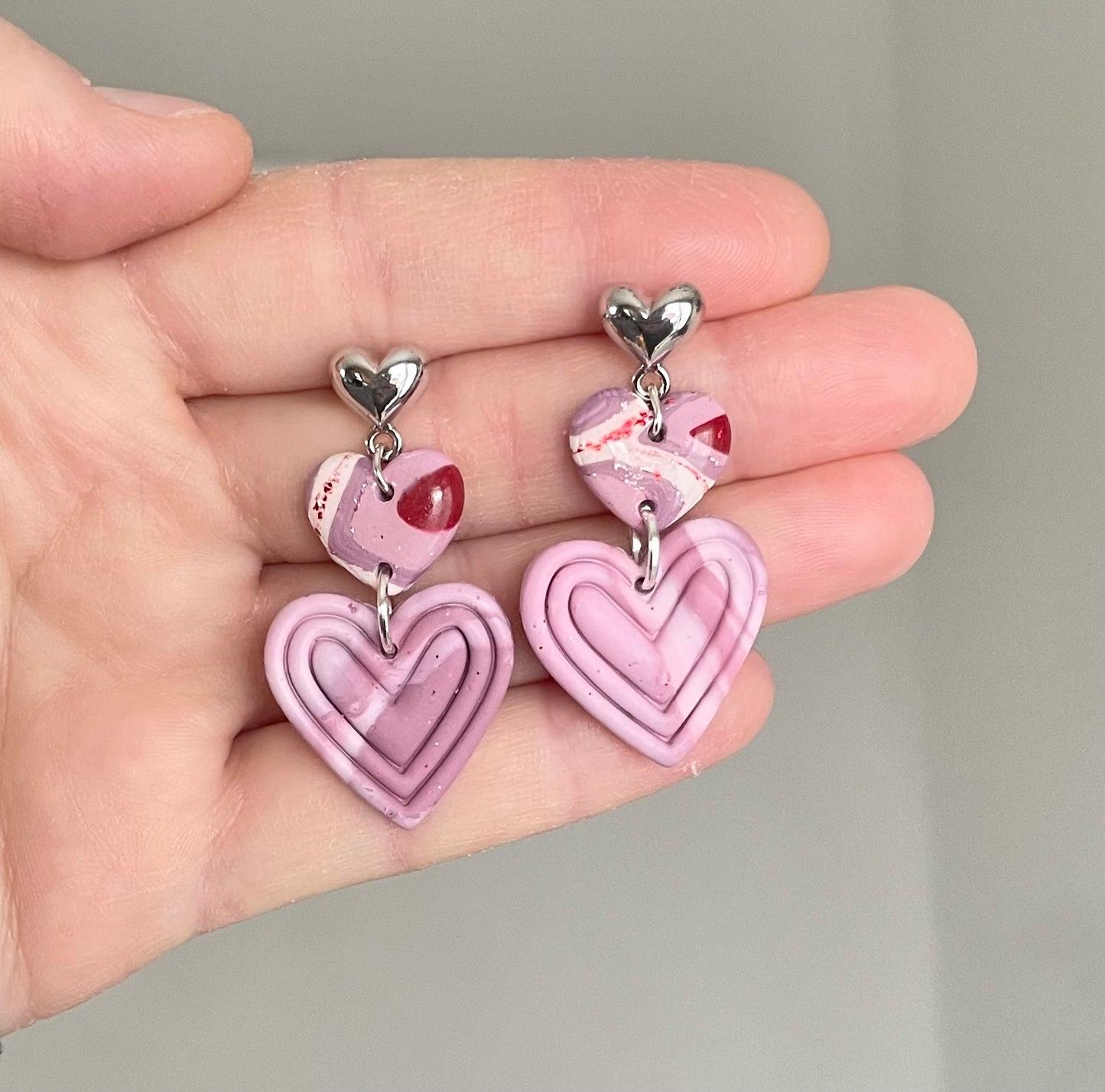 Triple Threat Heart Dangles