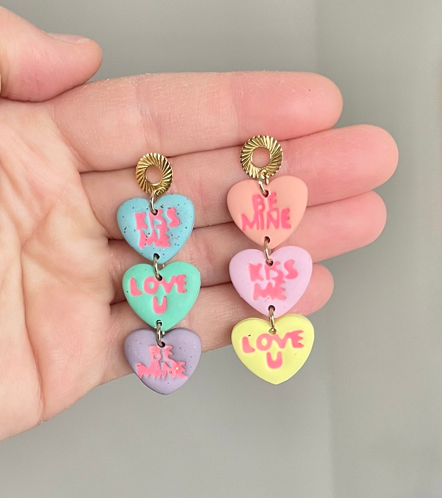 Conversation Heart Dangles