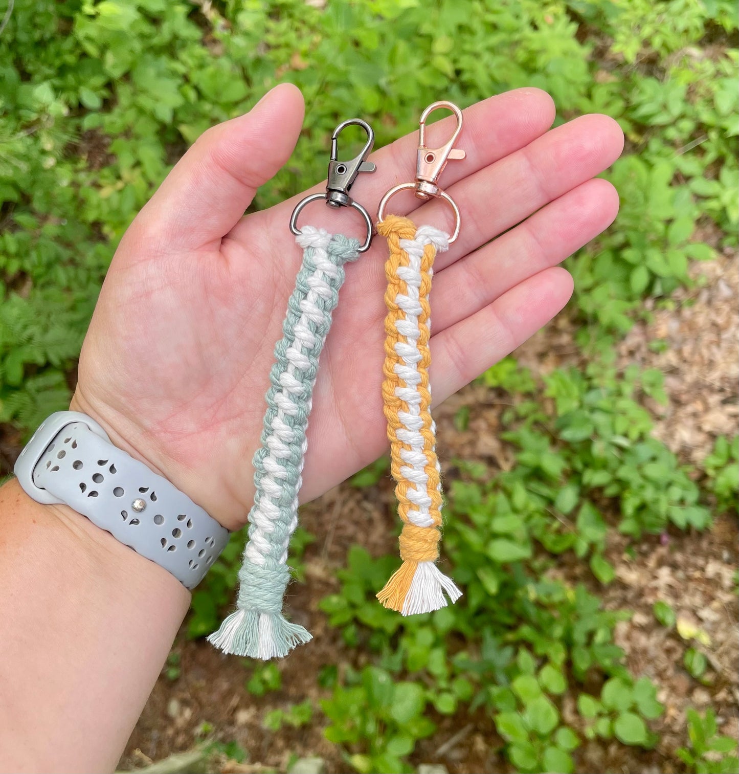 Square Knot Variation Keychain