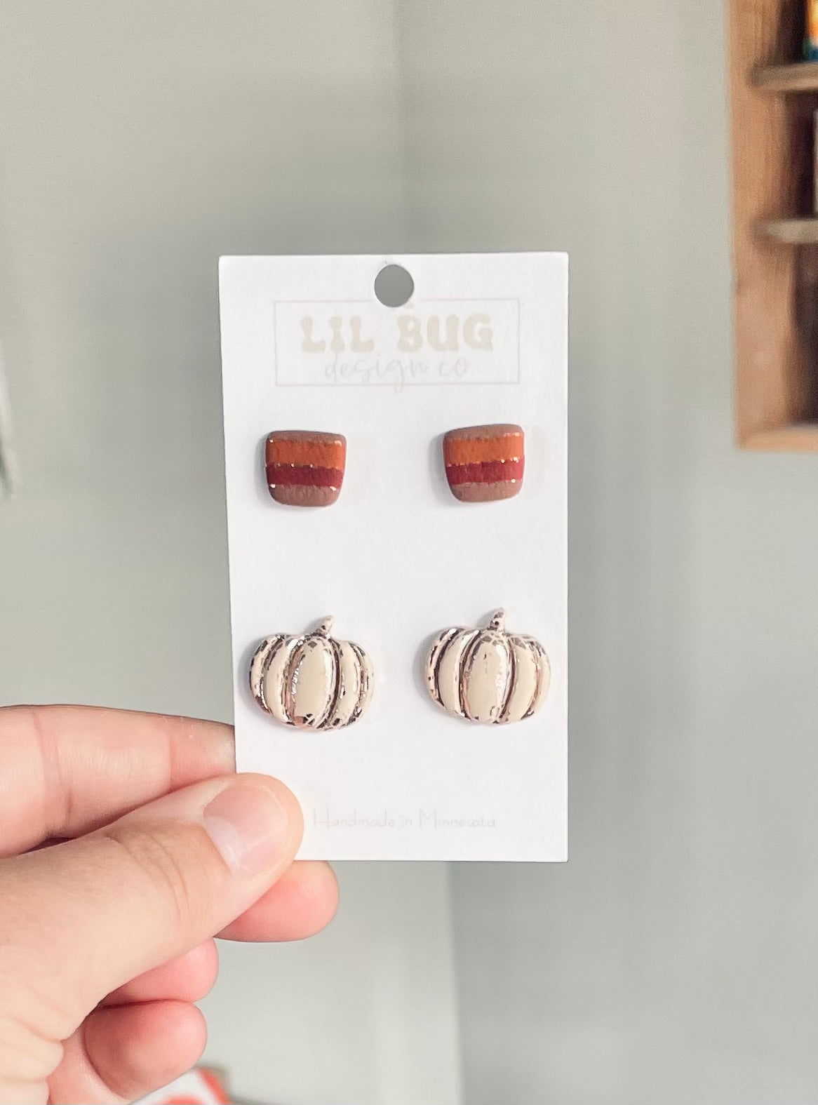 Creamy Foil Pumpkin 2-pack