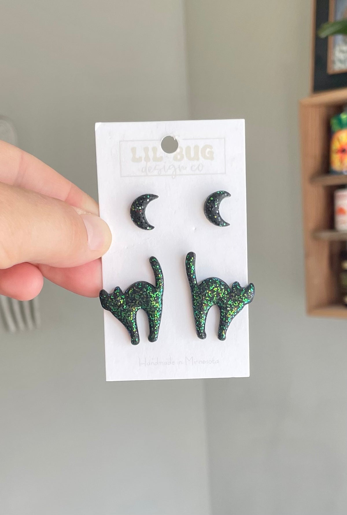 Glitter Moon/Cat 2-pack
