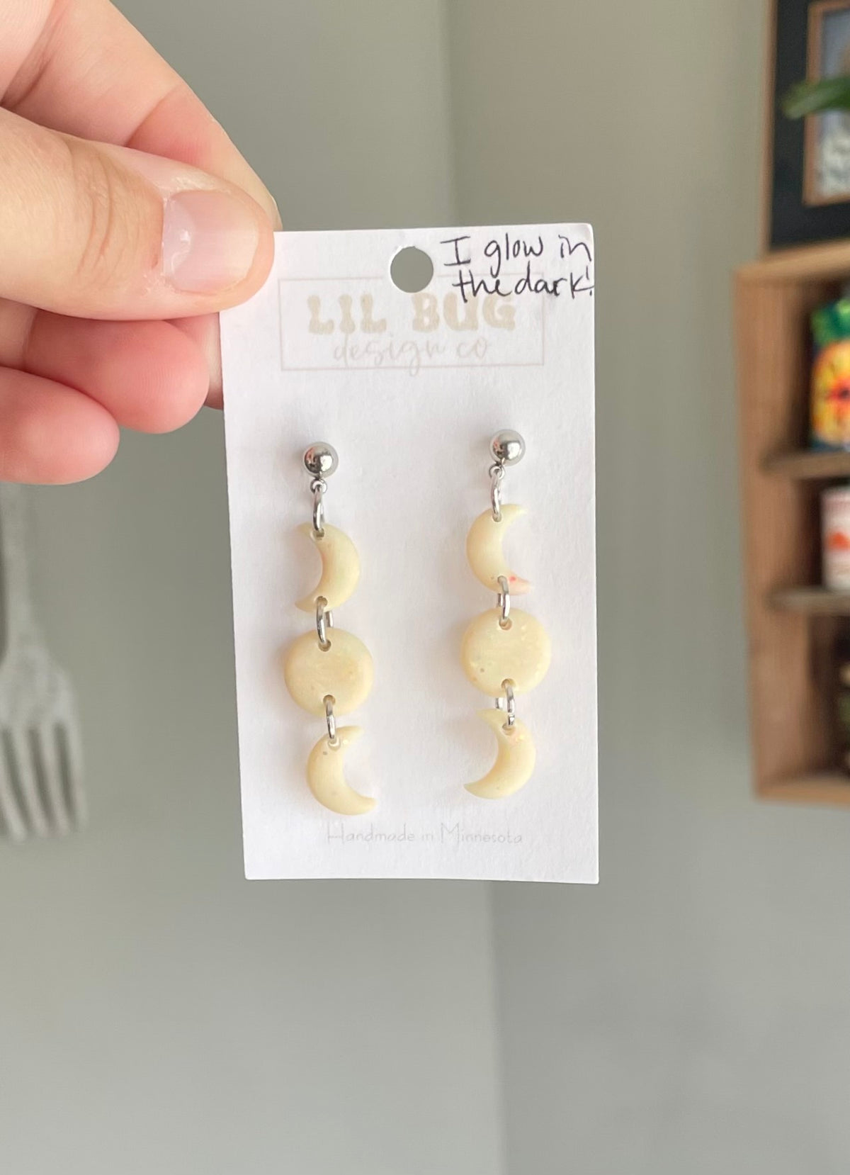 Moon Phase Dangles