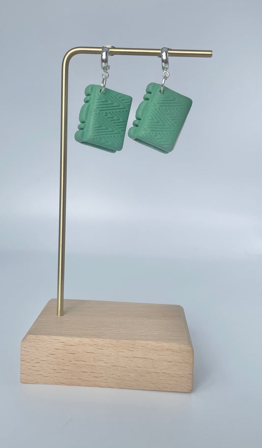 Turquoise Book Dangles