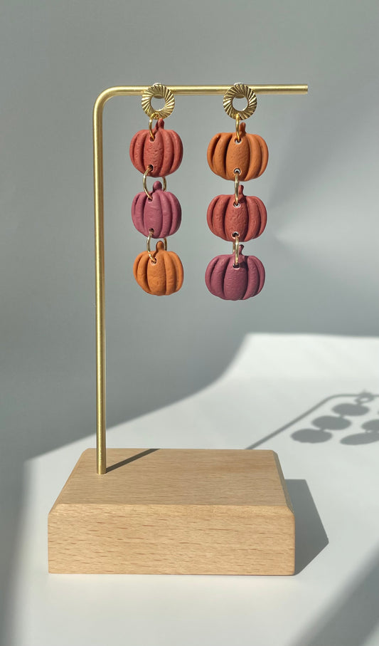 Warm Pumpkin Dangles