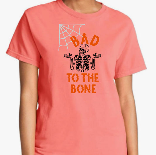 "Bad to the Bone" Adult Short Sleeve Tee