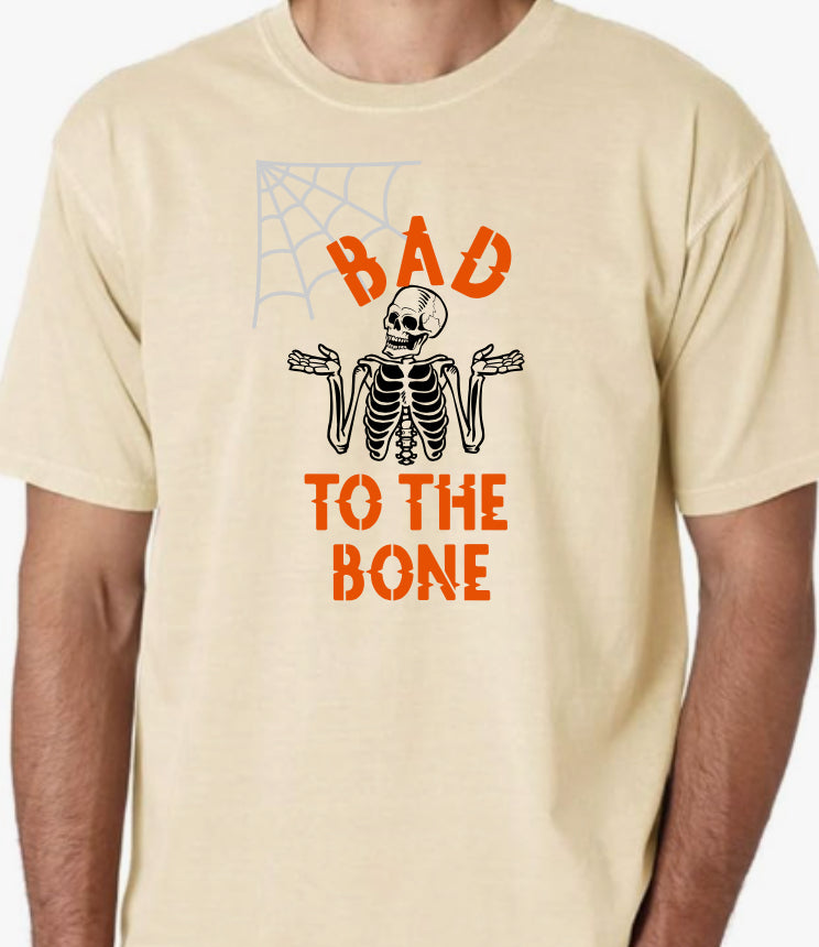 "Bad to the Bone" Adult Short Sleeve Tee