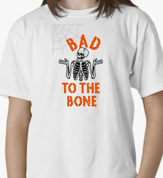 "Bad to the Bone" Kids Short Sleeve Tee