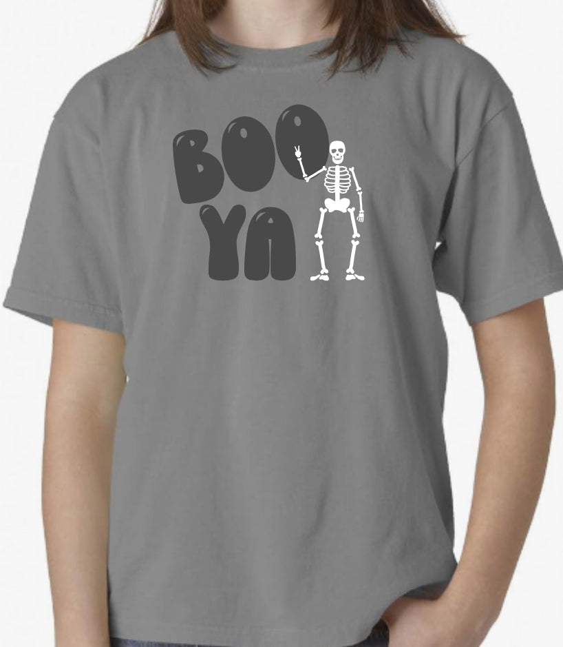 "Boo Ya" Short Sleeve Kids Tee