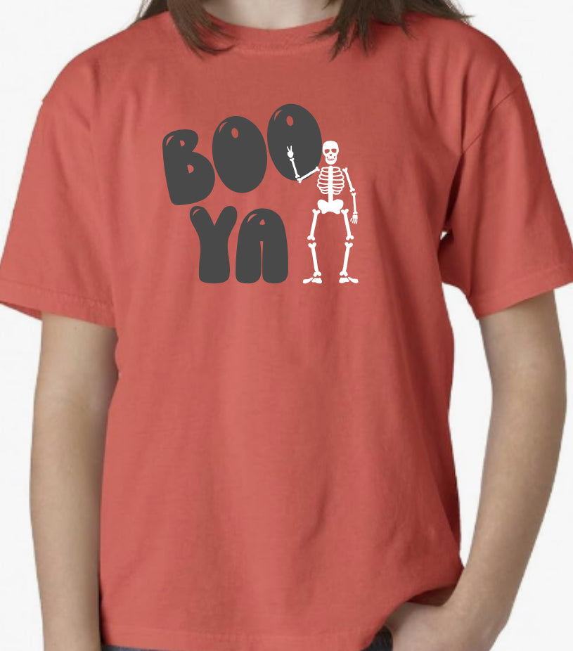 "Boo Ya" Short Sleeve Kids Tee