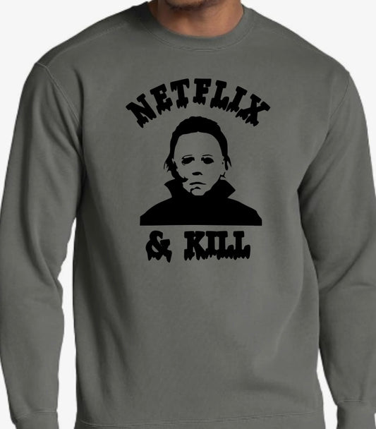 "Netflix" Adult Crew Neck Sweater