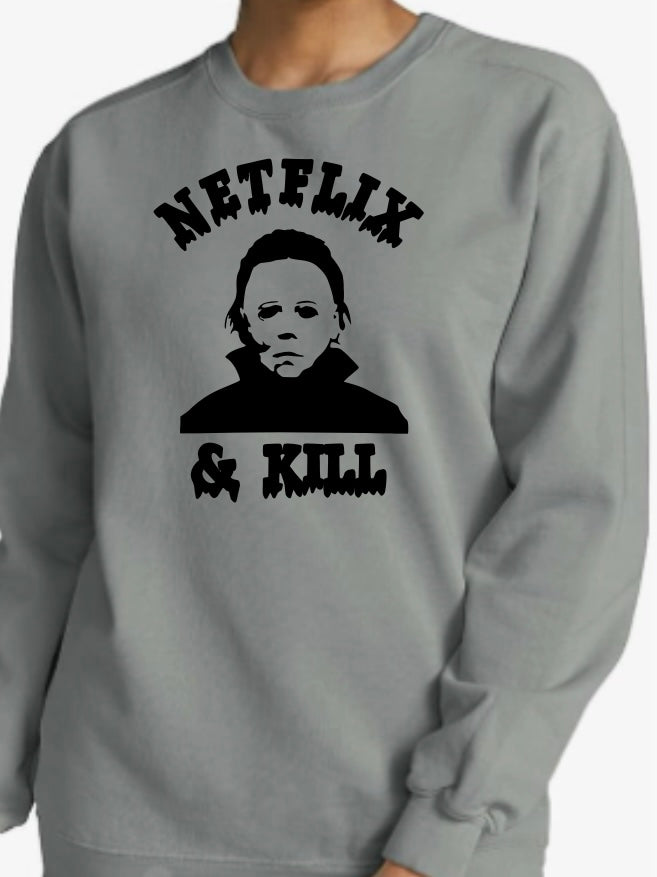 "Netflix" Adult Crew Neck Sweater