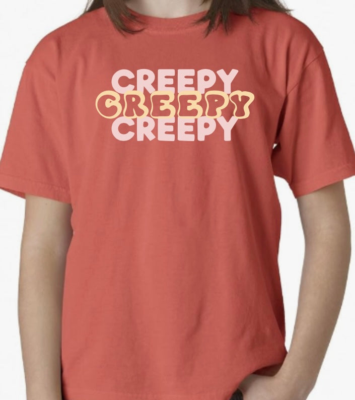 "Creepy" Kids Short Sleeve Tee