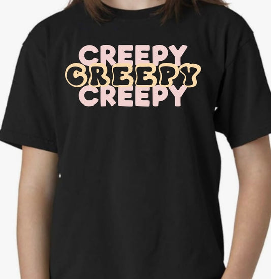 "Creepy" Kids Short Sleeve Tee