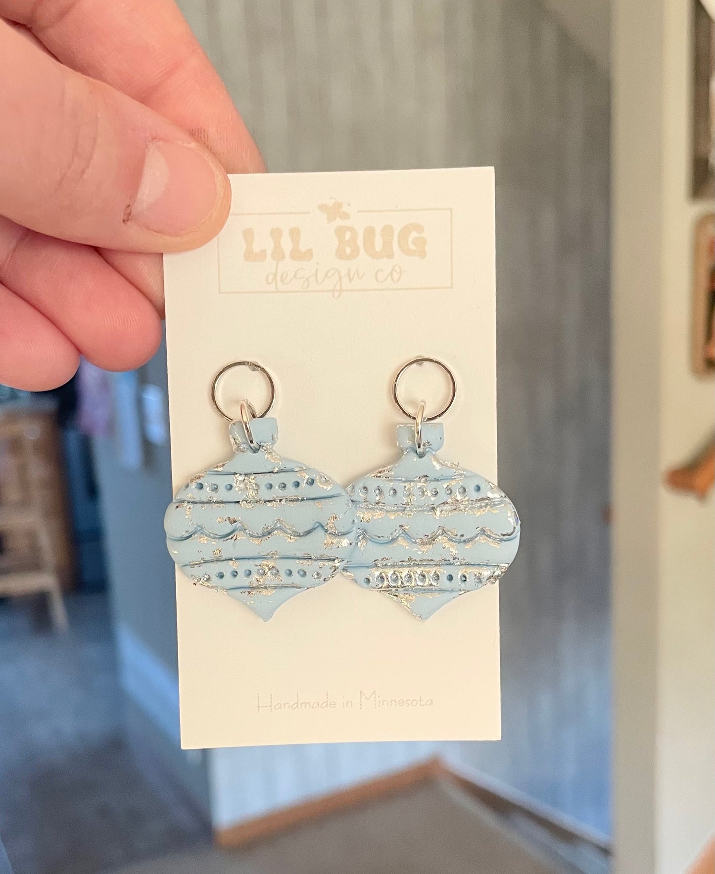 Blue & Silver Ornaments