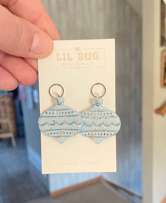 Blue & Silver Ornaments