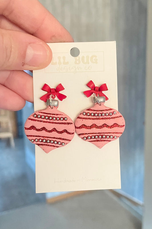 Pink & Shimmer Ornaments