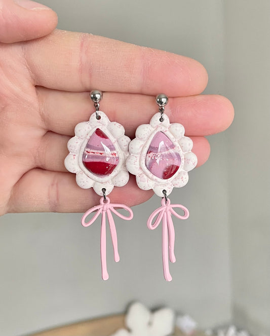 Agate Gem Dangles