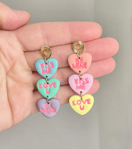 Conversation Heart Dangles