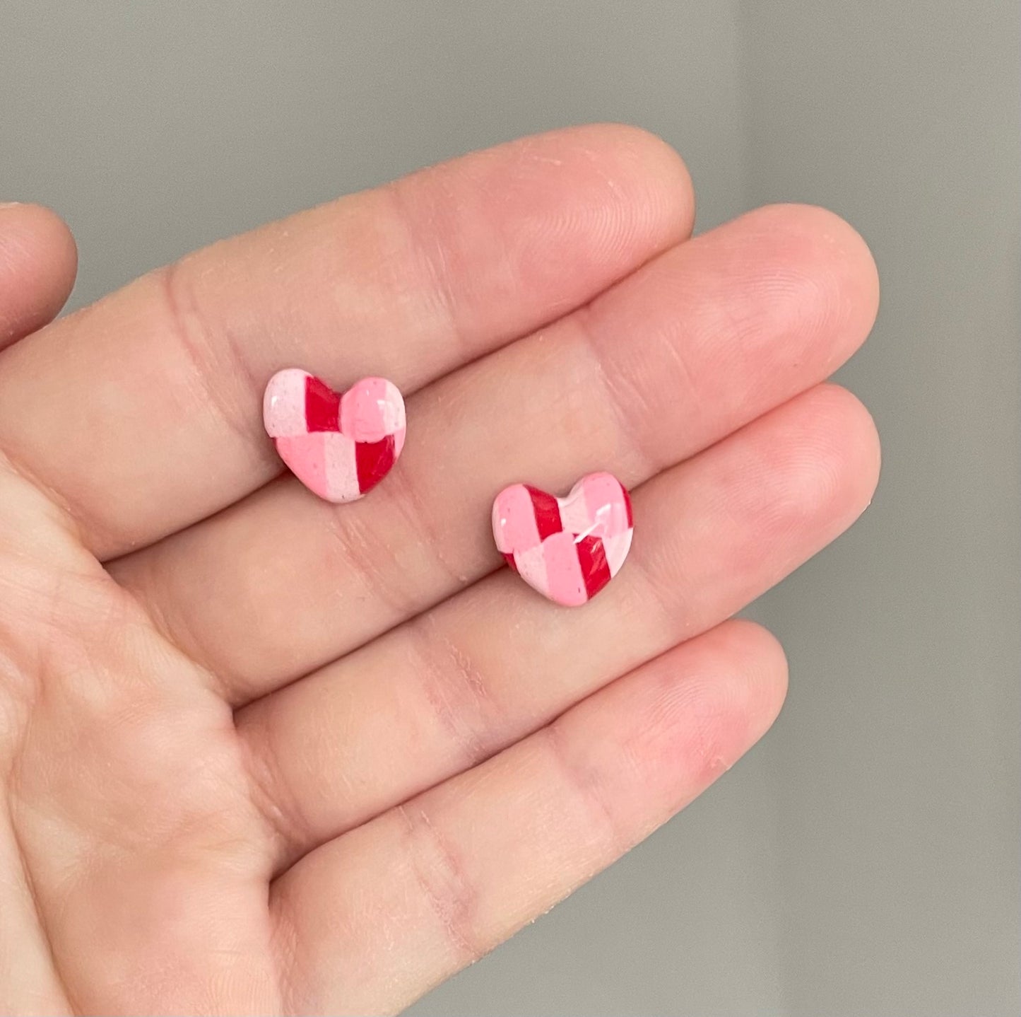 Mini Color Block Hearts