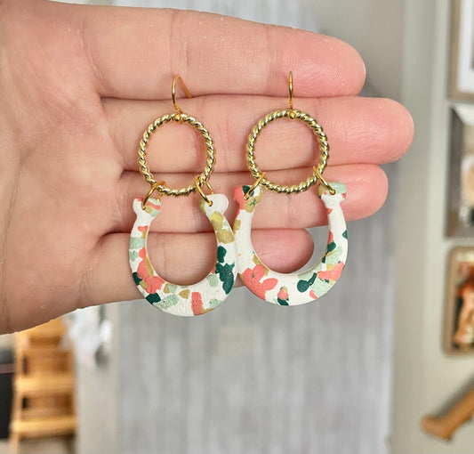 Lucky Horseshoe Dangles