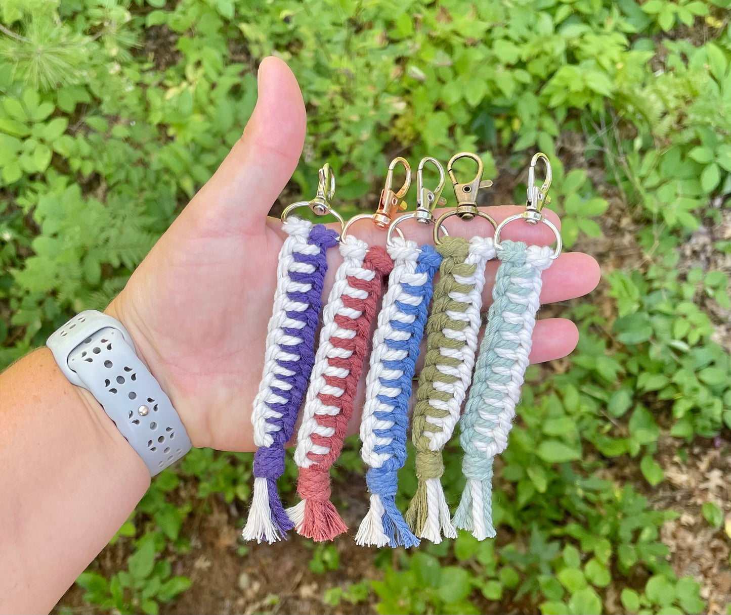 Square Knot Variation Keychain
