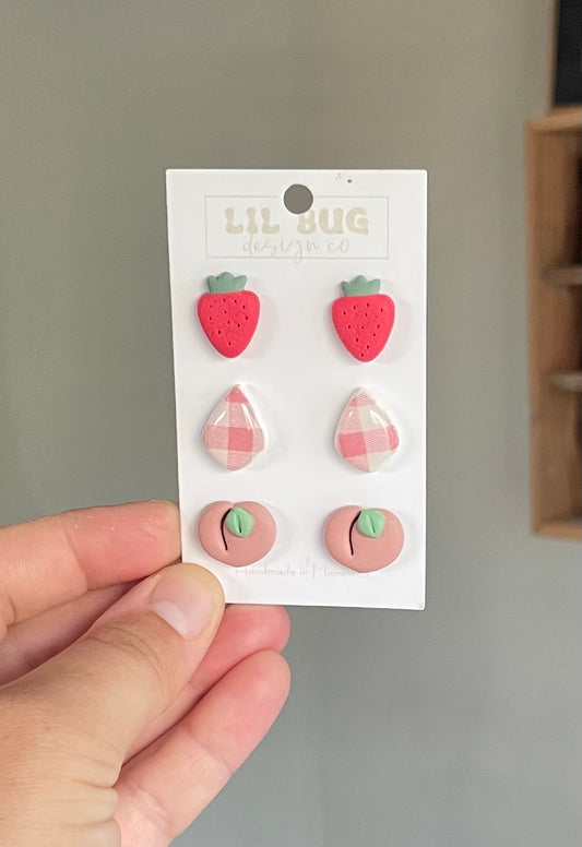 Strawberry/Peach 3-pack