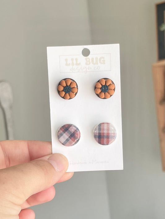 Floral/Plaid 2-pack
