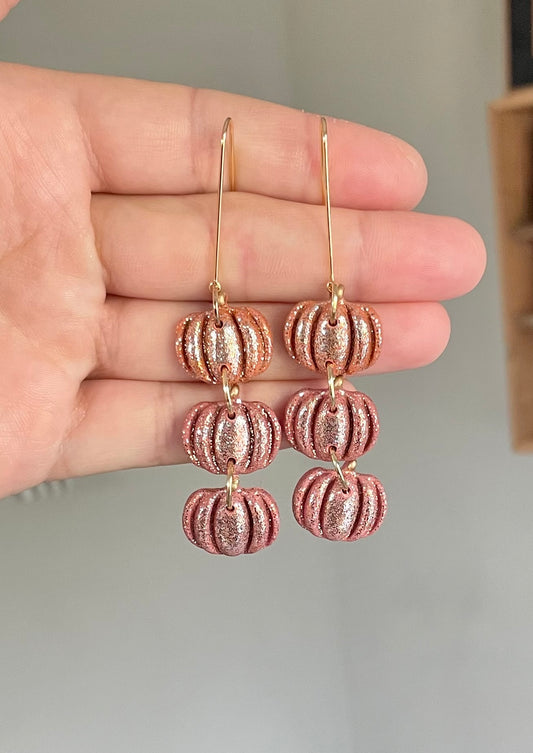 Glitter Pumpkin Stack