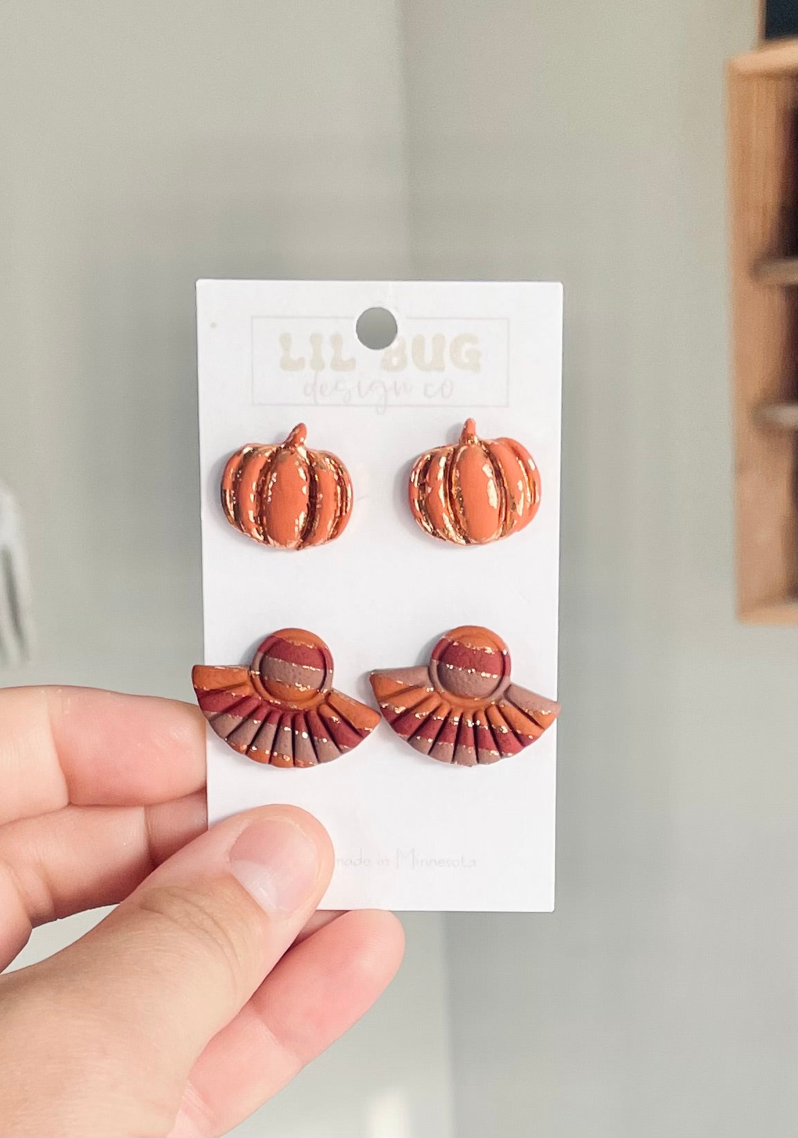 Orange Foil Pumpkin 2-pack