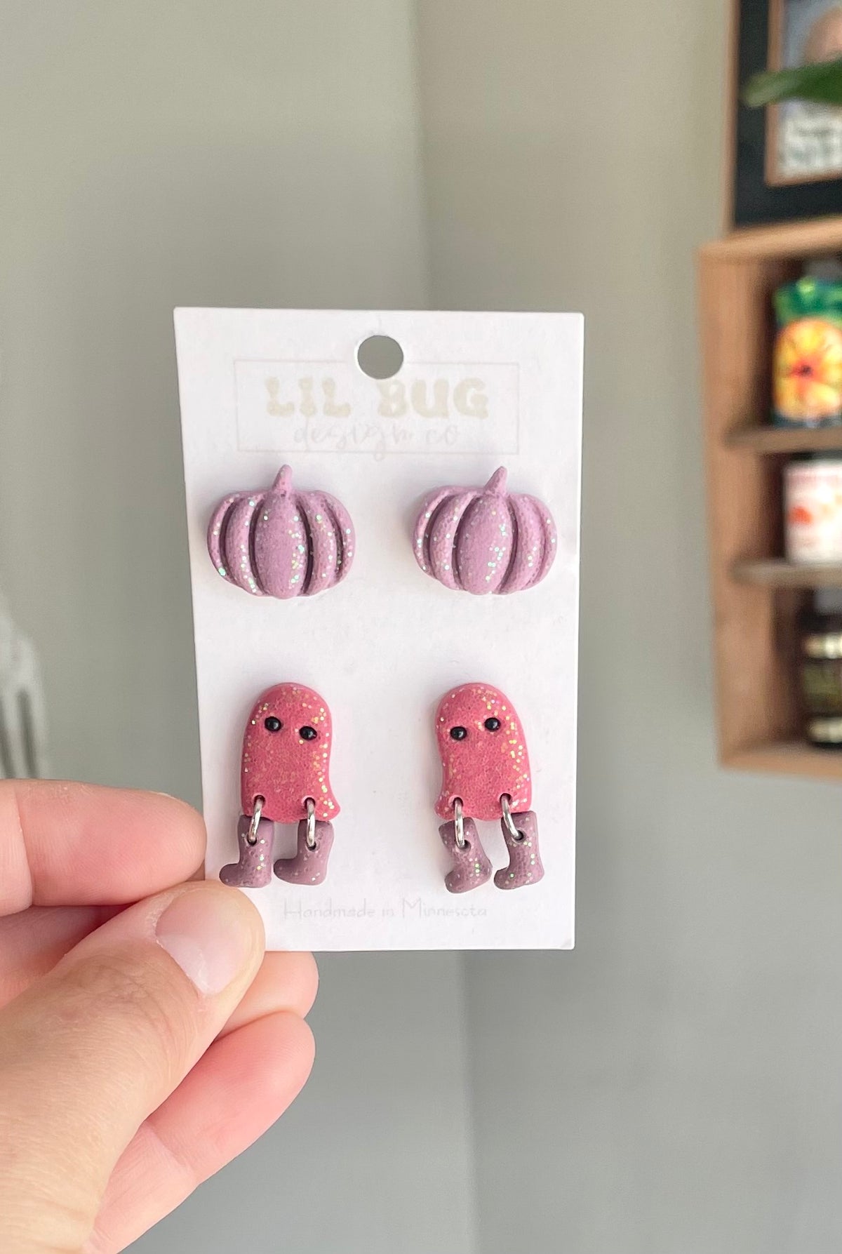Glitter Pumpkin/Ghosts in Boots 2-pack