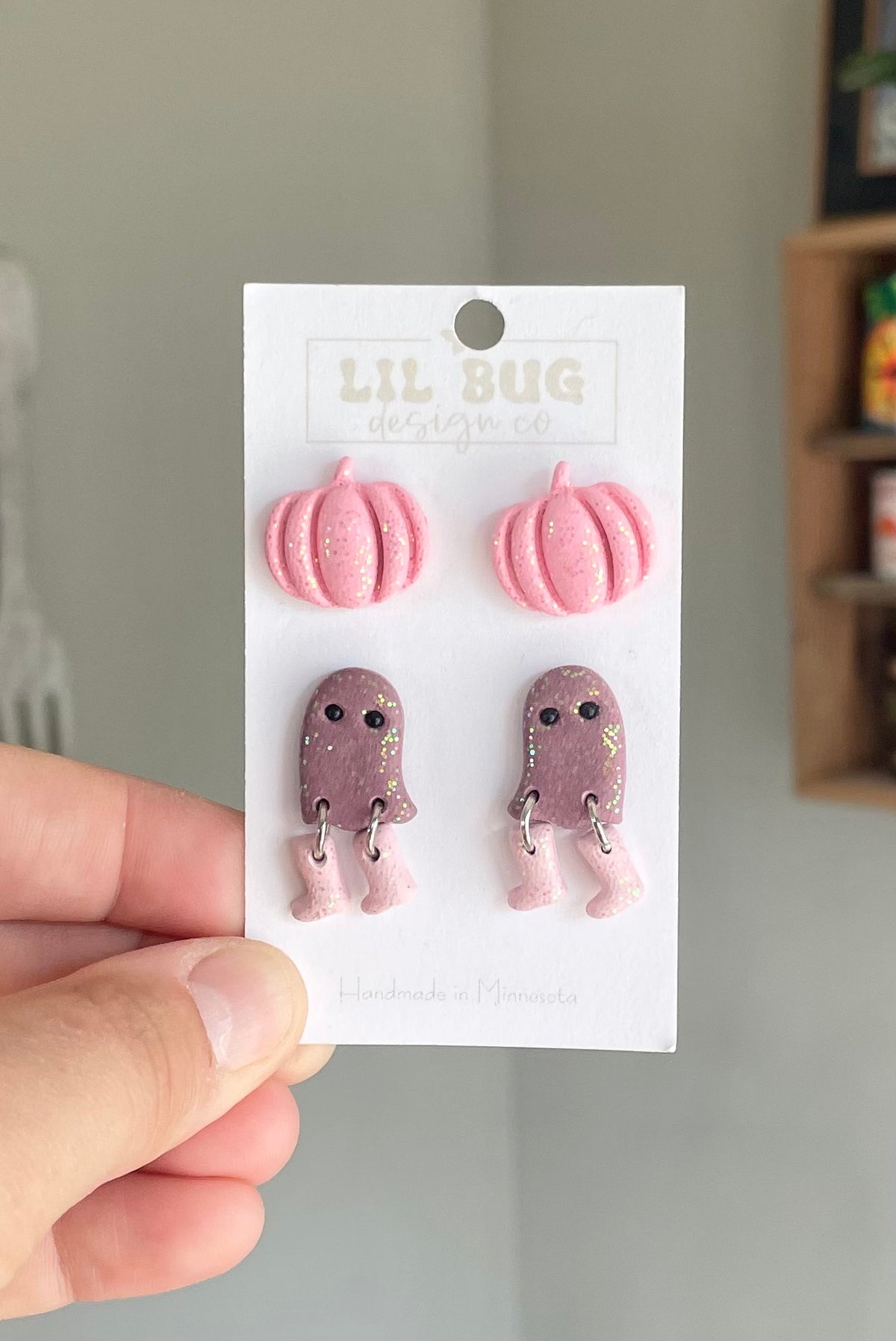 Glitter Pumpkin/Ghosts in Boots 2-pack