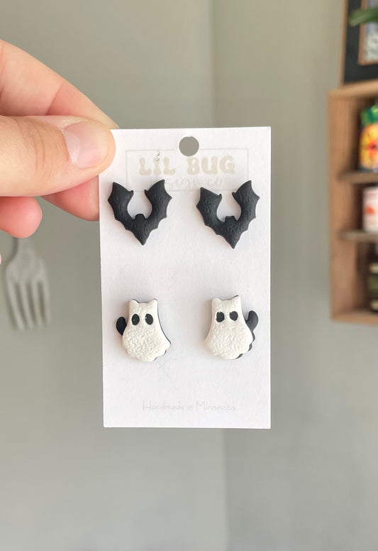 Bat/Ghost Cat 2-pack