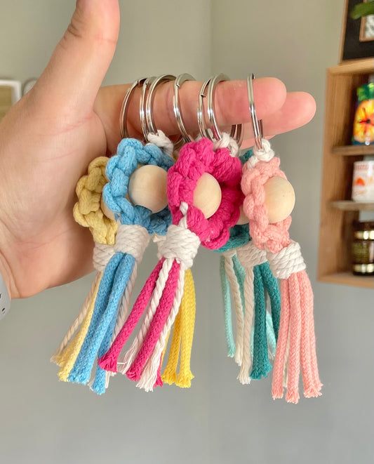 Keychain Flower Charm