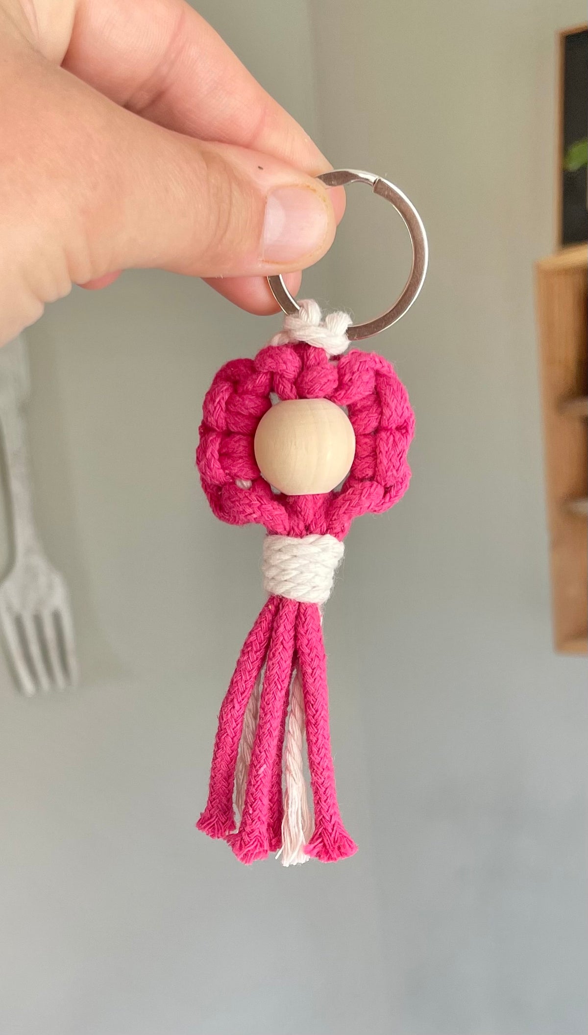 Keychain Flower Charm