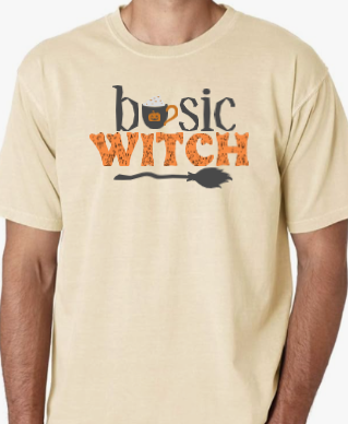 "Basic Witch" Short Sleeve Adult Tee