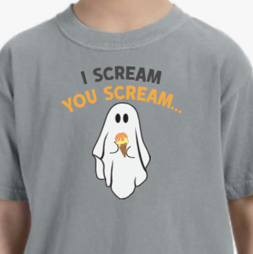 "I Scream" Short Sleeve Kids Tee