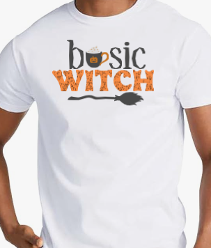 "Basic Witch" Short Sleeve Adult Tee